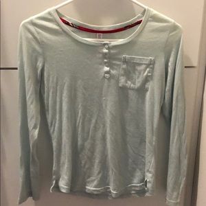 Long sleeve pajama shirt